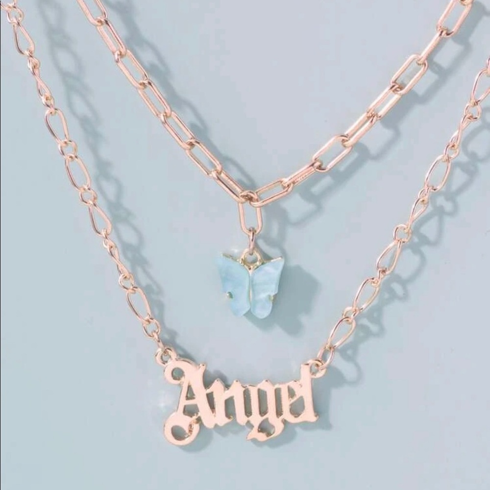 layered necklace “Angel”